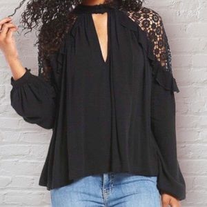 Free People little bit of love Blouse